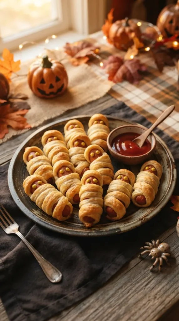  Creepy Crescent Roll Hot Dogs