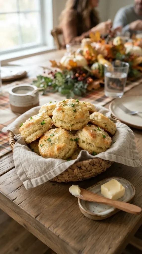 Garlic Parmesan Dinner Biscuits
