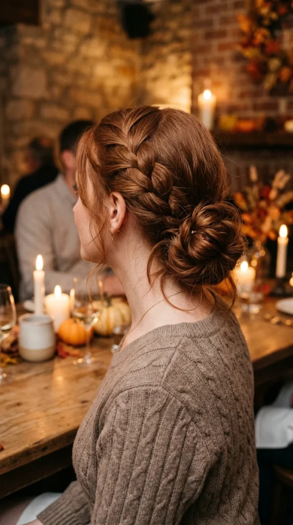 Loose Braided Bun