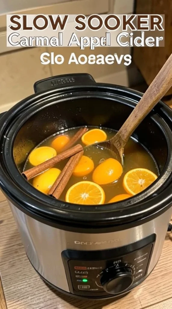 Slow Cooker Caramel Apple Cider