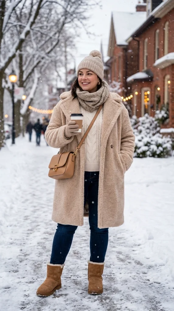 Oversized Teddy Coat