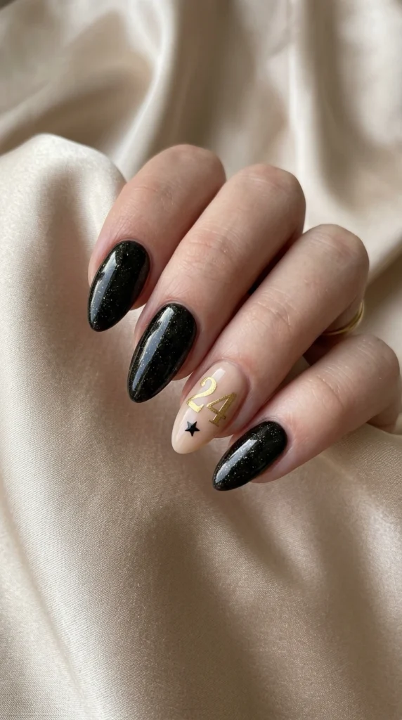 Birthday Number Accent Nail
