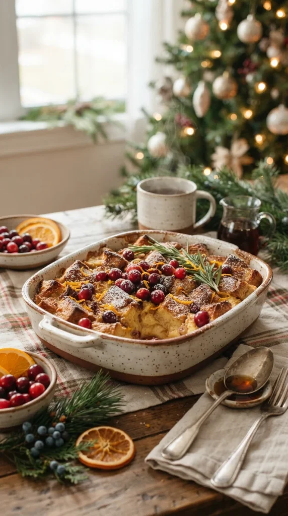 Cranberry Orange French Toast Bake