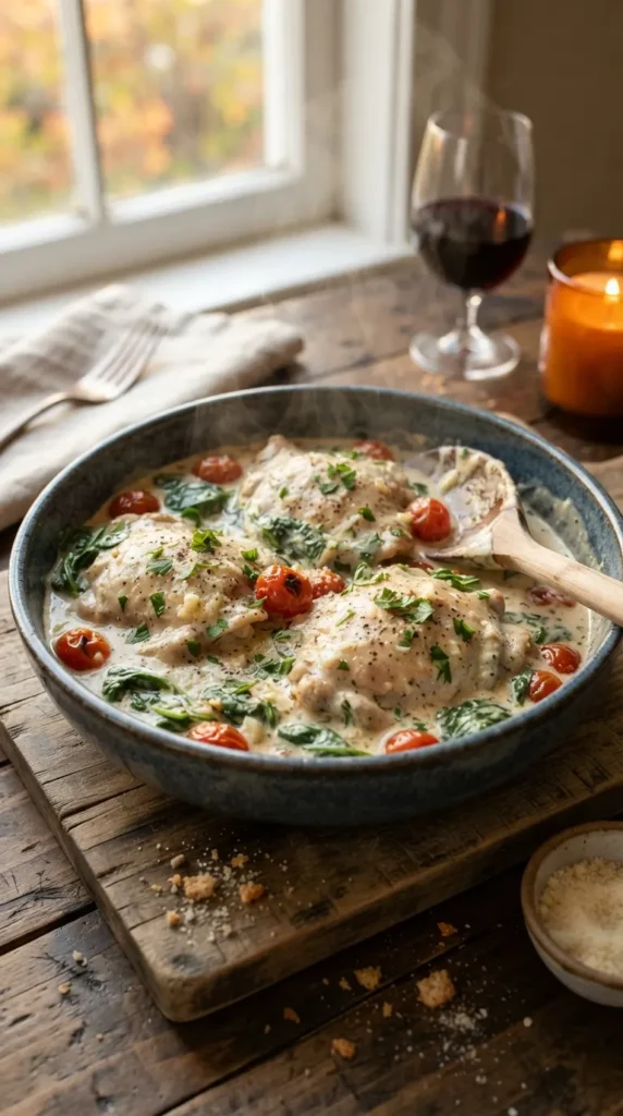 Creamy Slow Cooker Chicken