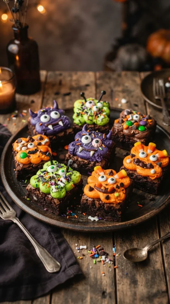 Halloween Monster Brownies