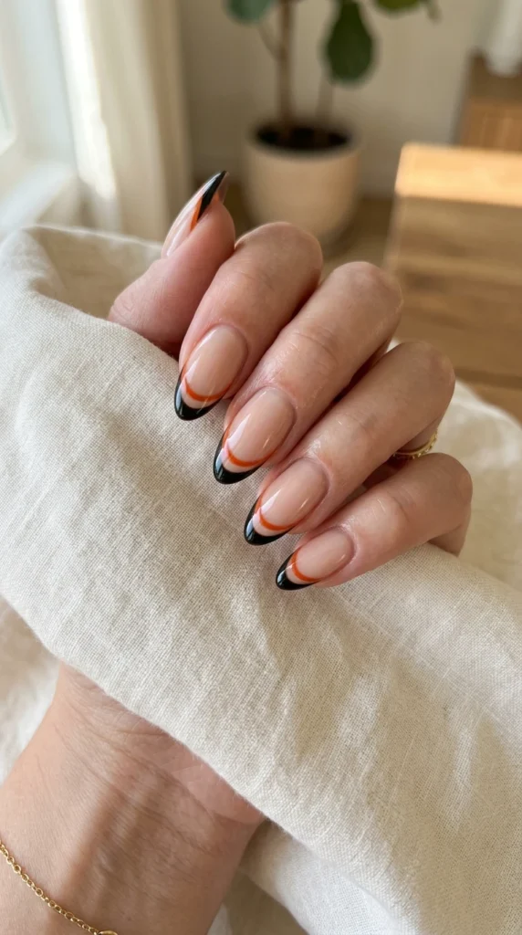 Orange and Black Double Tip