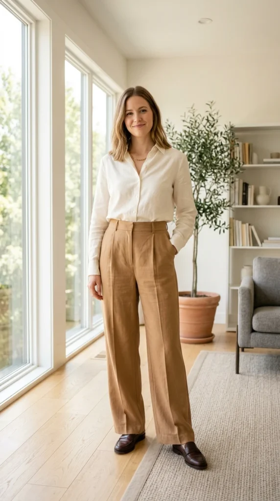 Wide-Leg Trousers