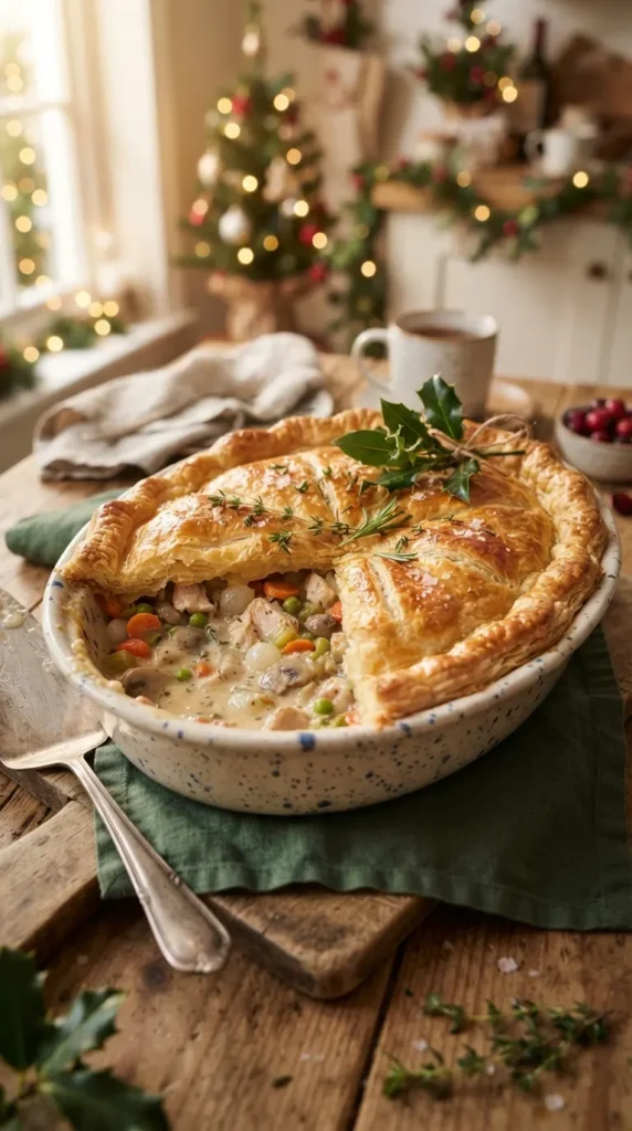 Easy Christmas Leftover Pot Pie