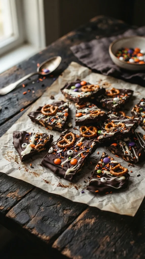 Halloween Chocolate Bark