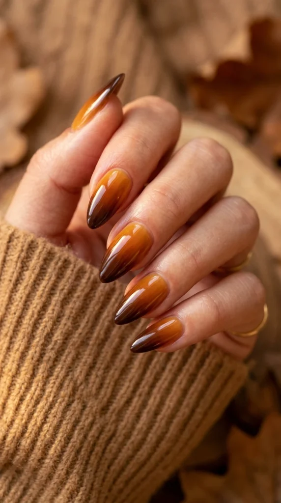 Deep Amber Ombre