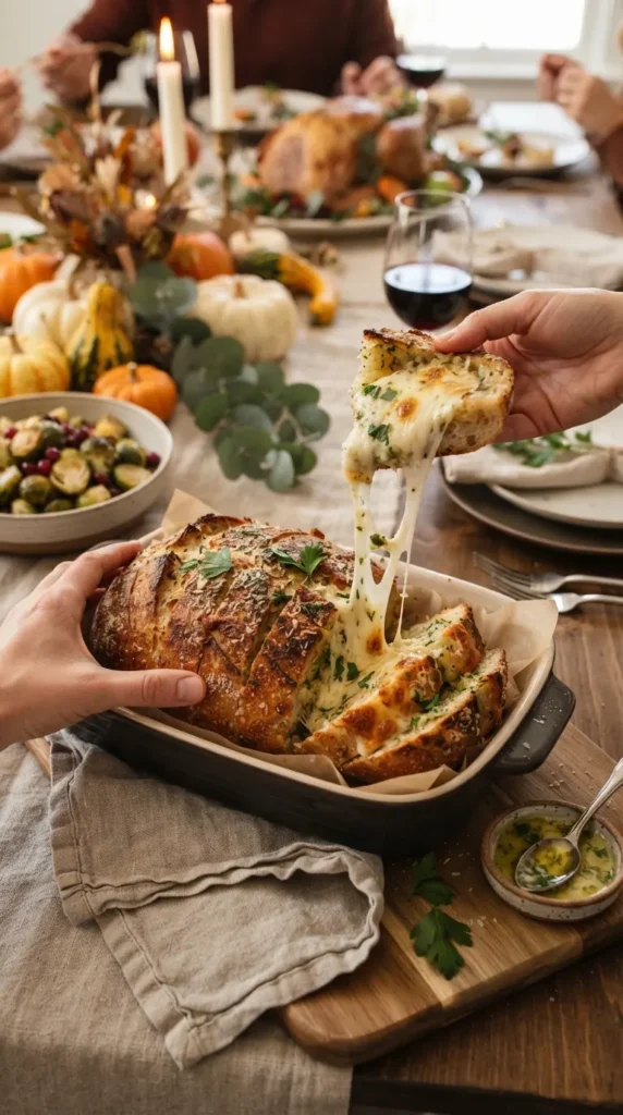 Parmesan Garlic Pull-Apart Bread