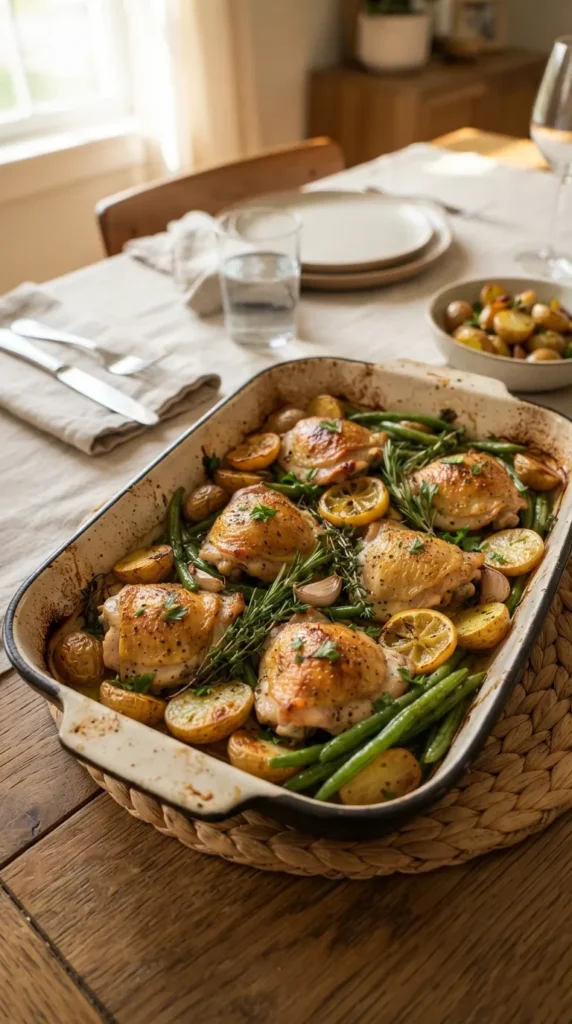 Baked Lemon Herb Chicken