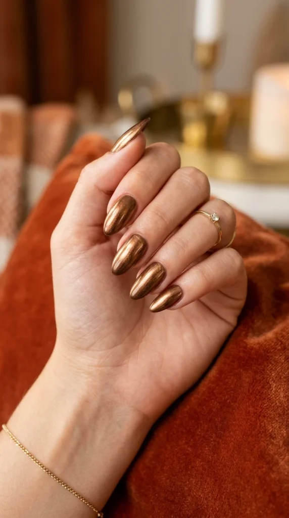 Metallic Bronze Shimmer