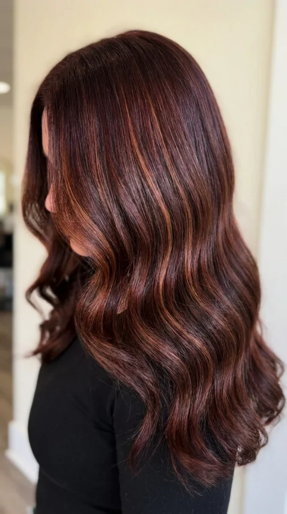 Deep Auburn with Subtle Highlights