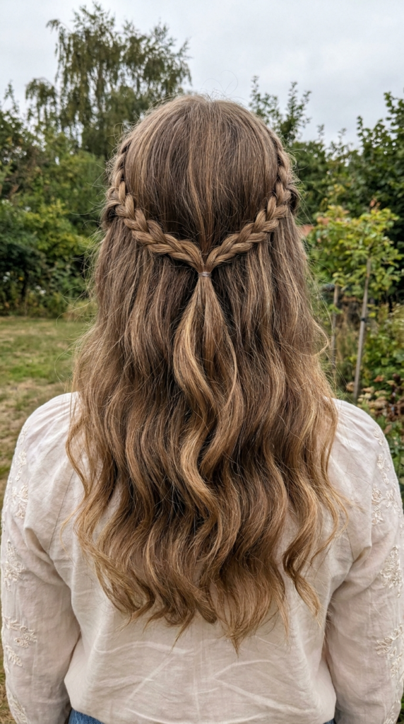 Half-Up with a Delicate Braid