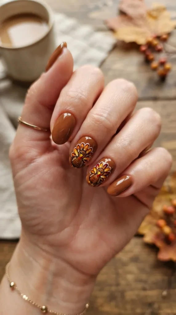 3. Tiny Painted Turkey Accent