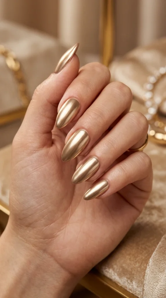 Metallic Champagne Gold