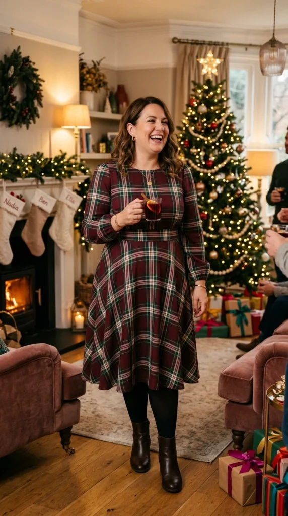 Plaid Party Dress