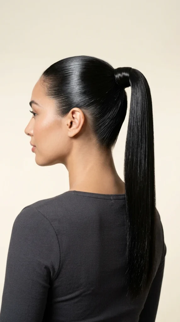 Glass Hair Ponytail