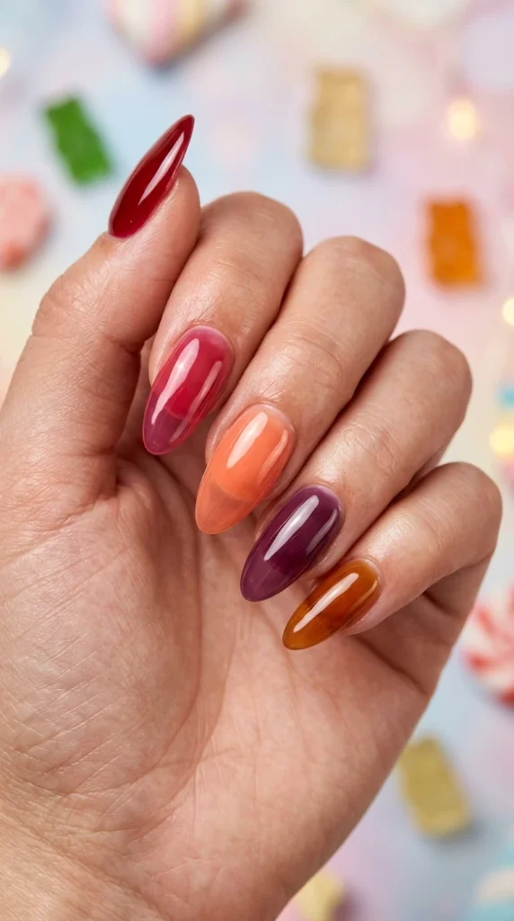 Jelly Candy Nails