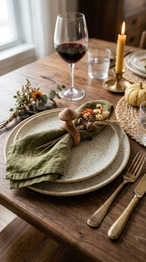 Mushroom Napkin Rings