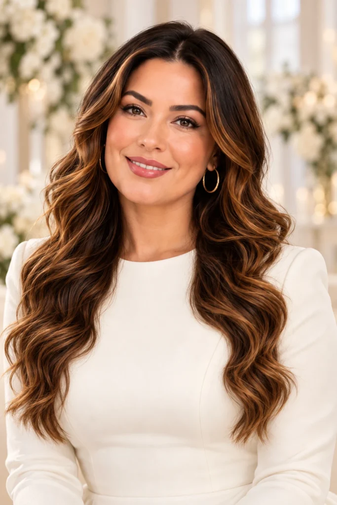 Telenovela with Face-Framing Pieces