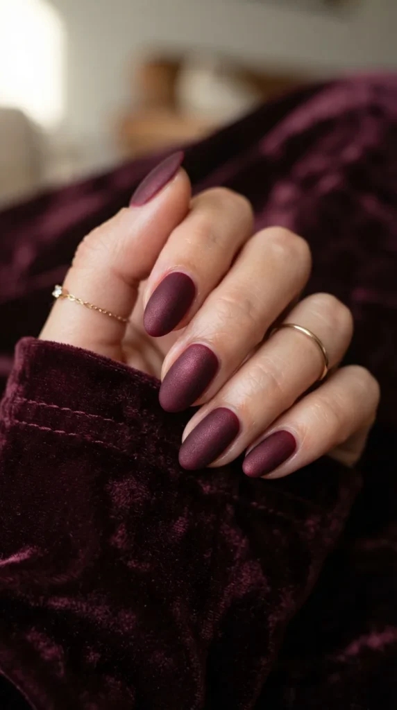 5. Deep Burgundy Velvet