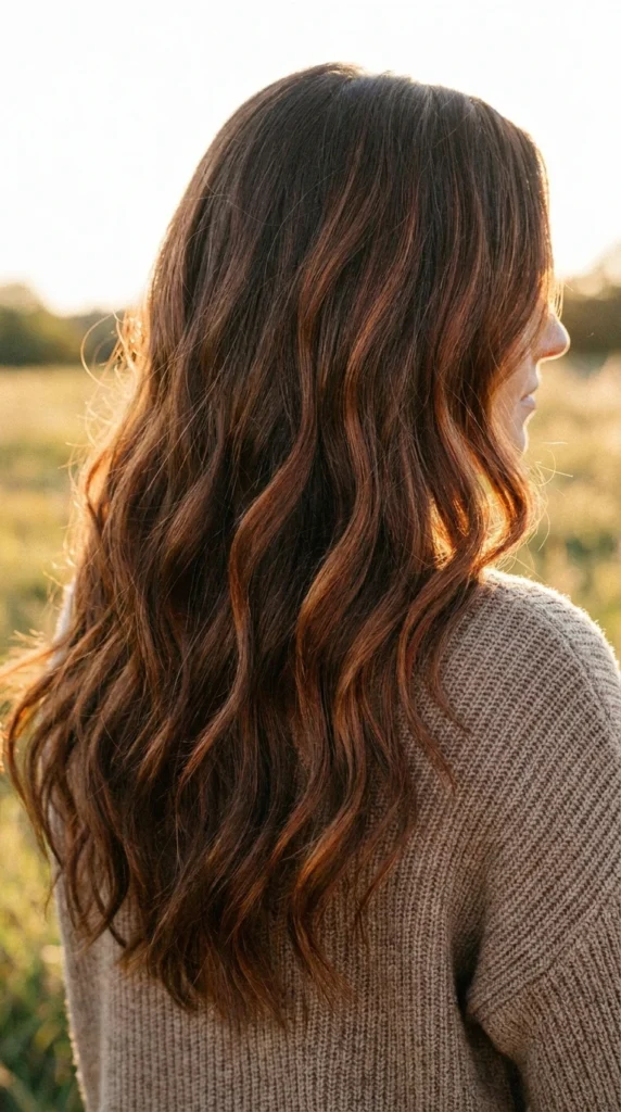 Warm Auburn Balayage