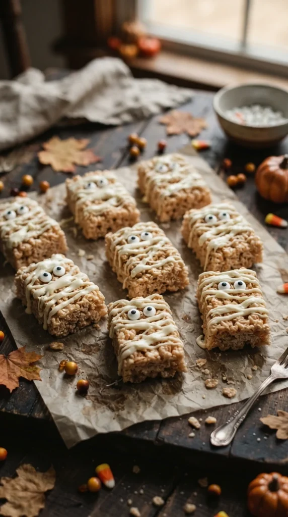 Mummy Rice Krispie Treats