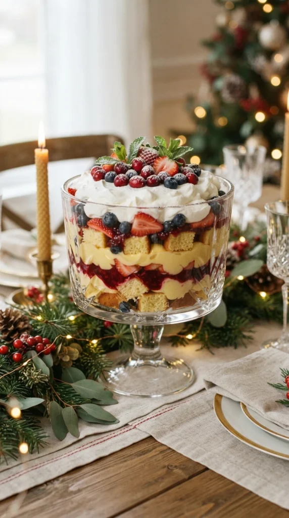 Christmas Berry Trifle