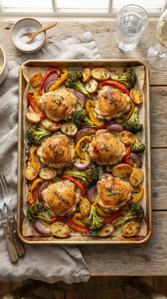 Sheet-Pan Chicken and Vegetables
