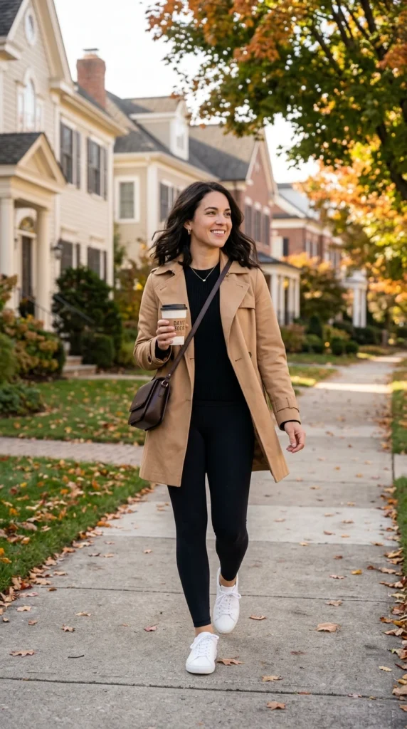 Short Trench with Leggings