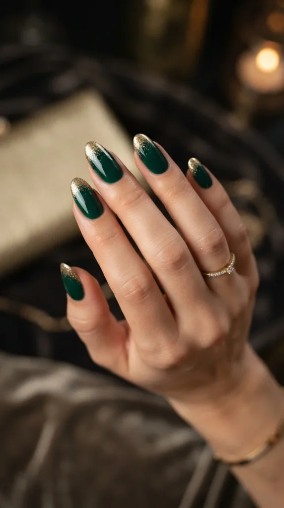 6. Sparkling Confetti Nails