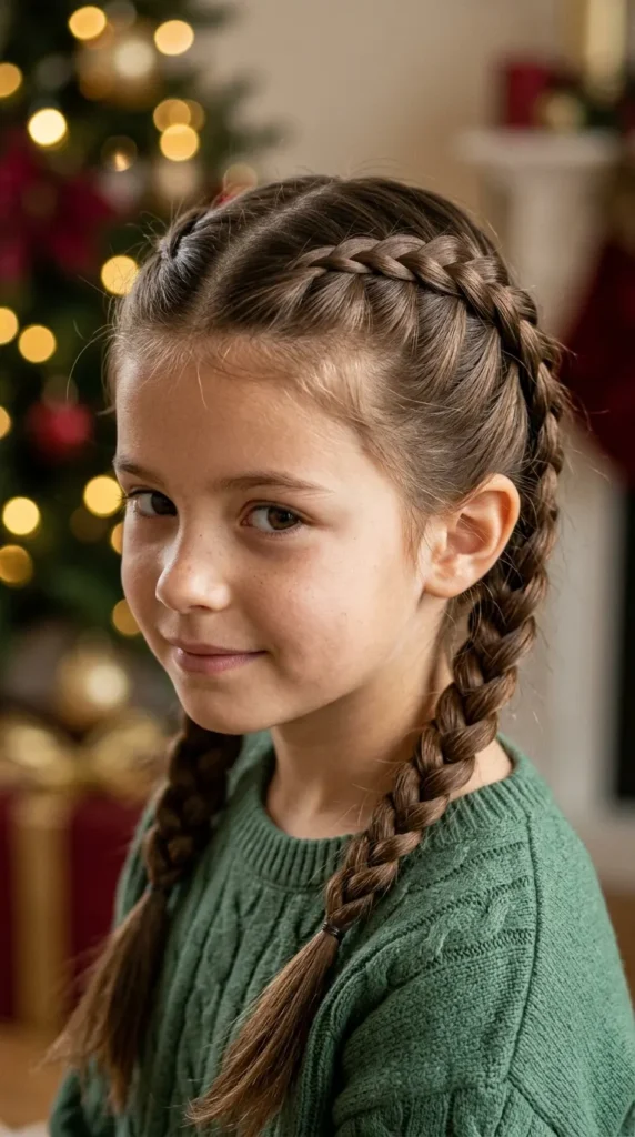 Twin French Braids