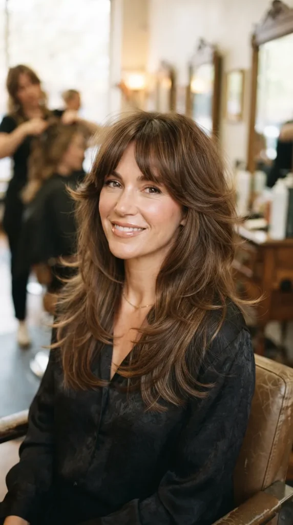 70sInspired Feathered Fringe