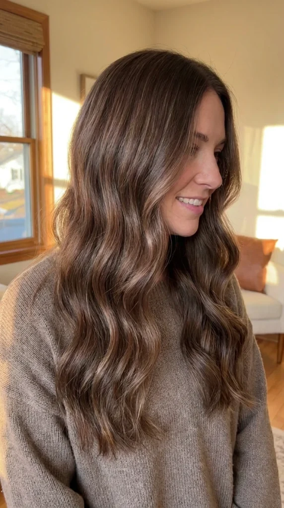 Mocha Brown with Subtle Highlights