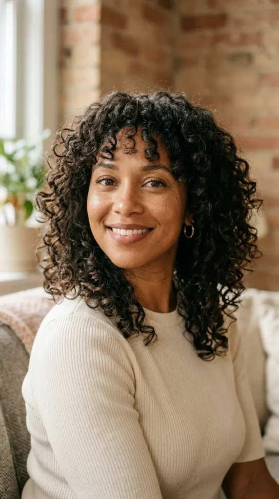 Curly Shag Lob