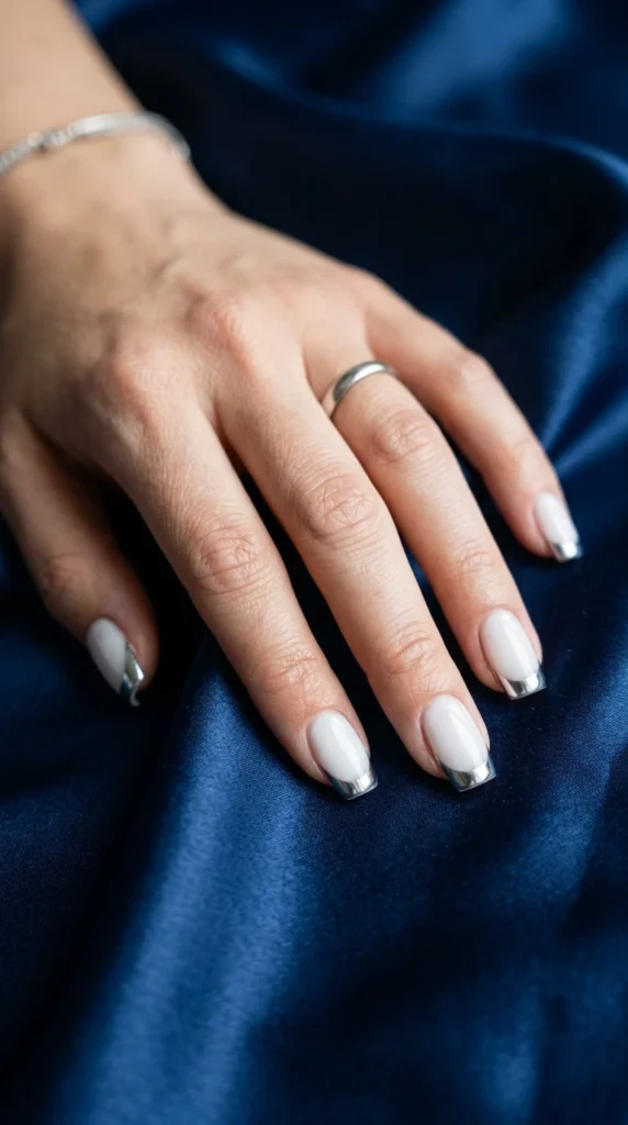 Metallic Silver Tip