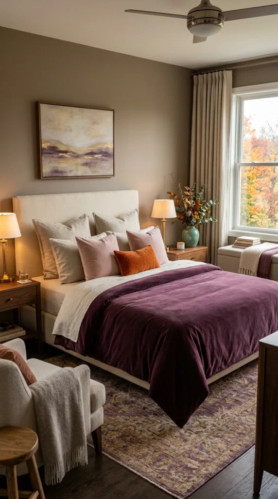 Plum Velvet Bedding