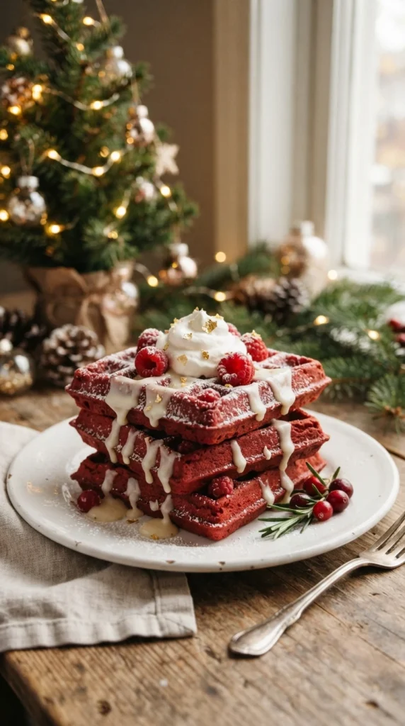 Red Velvet Waffles
