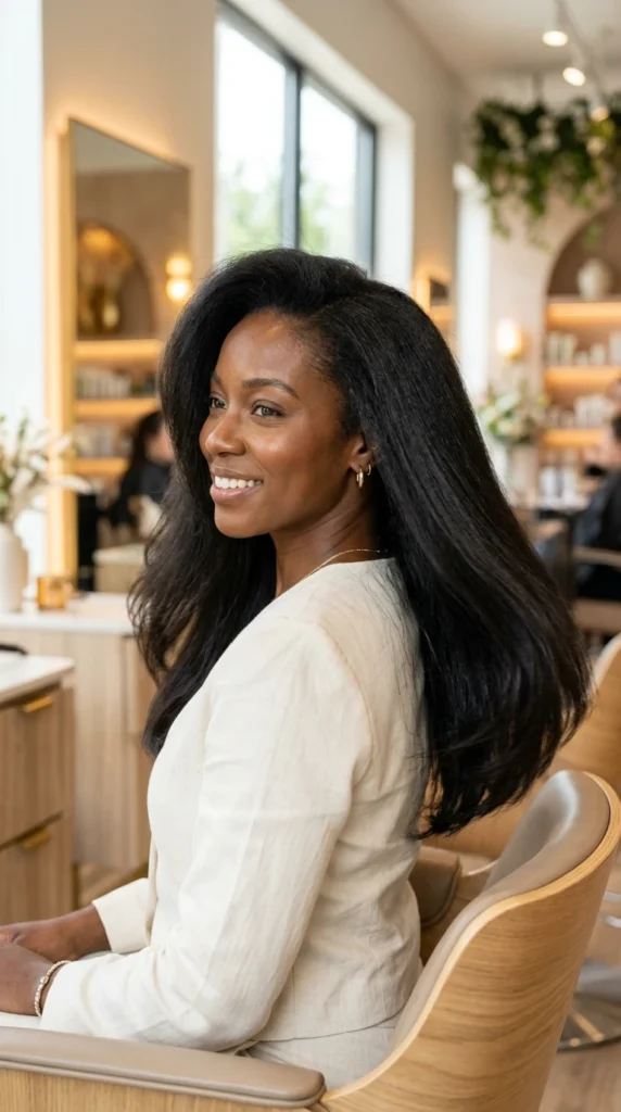 Silk Press for Textured Hair