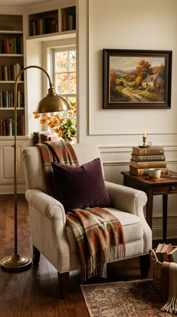 Vintage Brass Floor Lamp