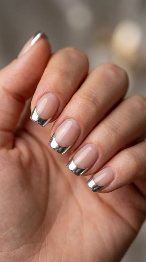 Chrome French Tip