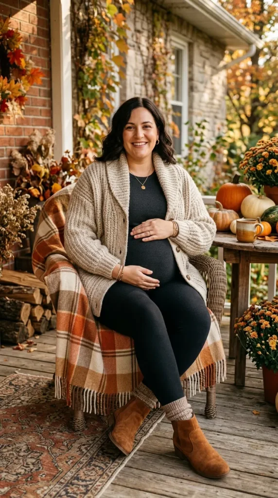 Chunky Knit Shawl Collar Cardigan