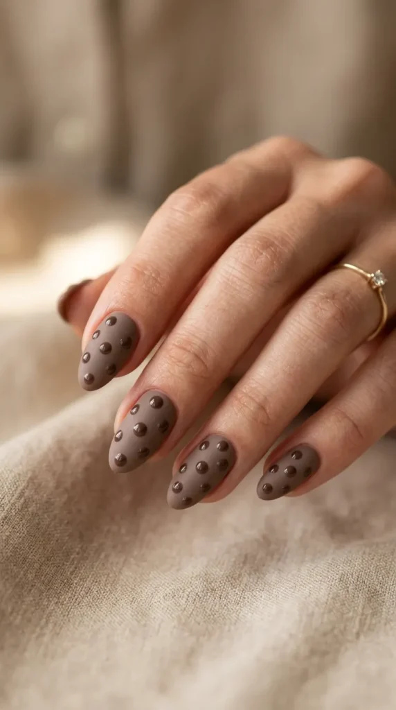 Matte Base with Glossy Dots