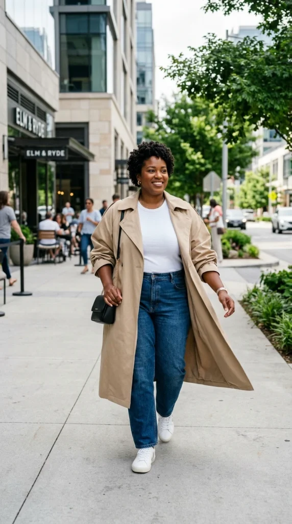 Oversized Trench for a Relaxed Silhouette