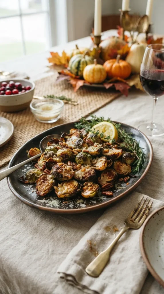 Parmesan Roasted Brussels Sprouts