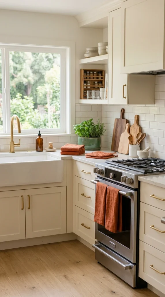 Persimmon Kitchen Towels