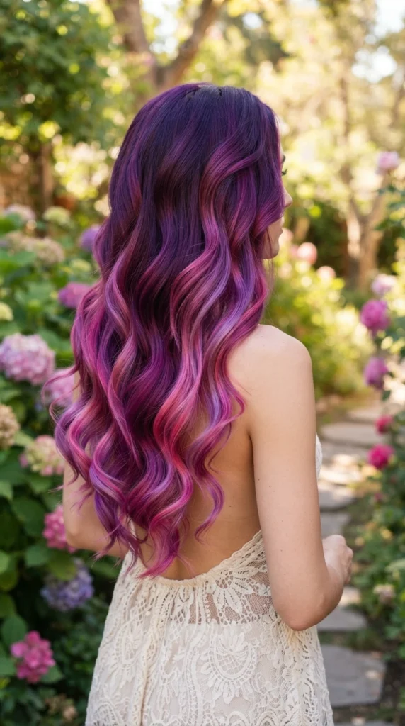 Two-Tone Purple and Pink Blend