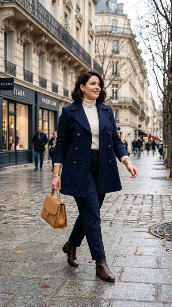 Double-Breasted Peacoat